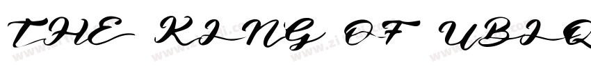 THE KING OF UBIQUITO字体转换 THE KING OF UBIQUITO字体转换